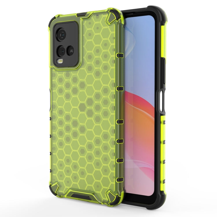 For vivo Y21 Shockproof Honeycomb PC + TPU Case