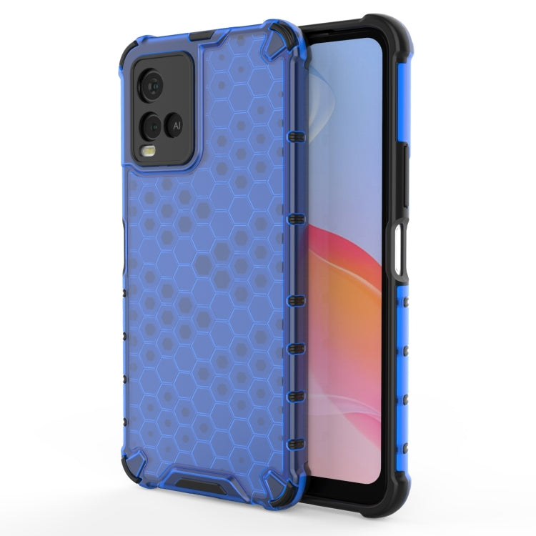 For vivo Y21 Shockproof Honeycomb PC + TPU Case