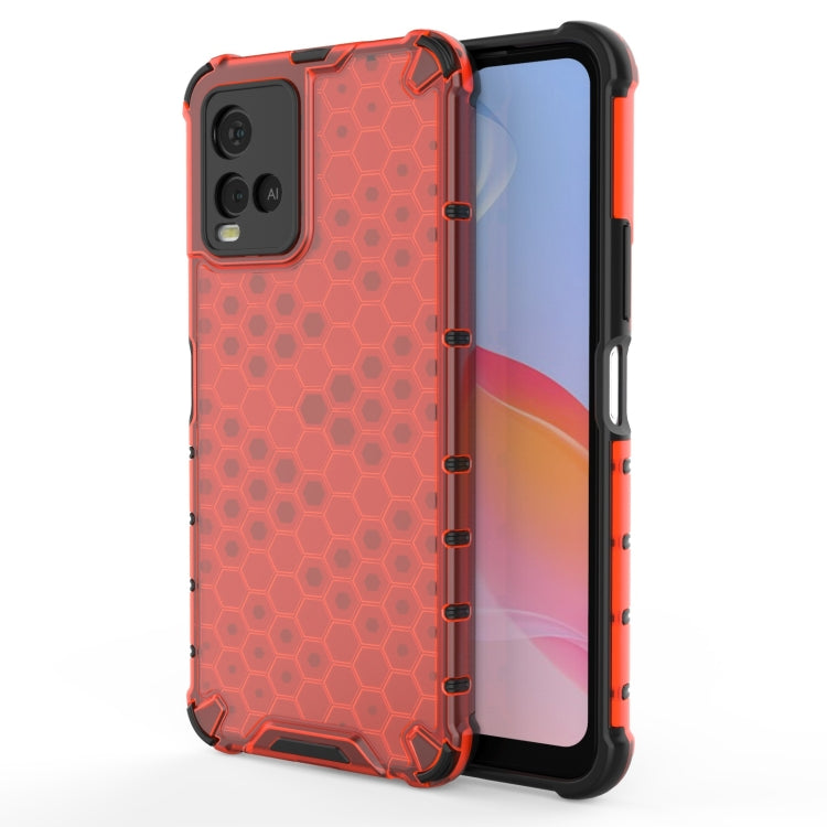 For vivo Y21 Shockproof Honeycomb PC + TPU Case