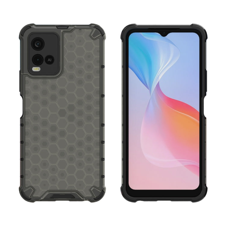 For vivo Y21 Shockproof Honeycomb PC + TPU Case