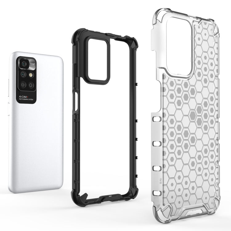 For Xiaomi Redmi 10 Shockproof Honeycomb PC + TPU Case