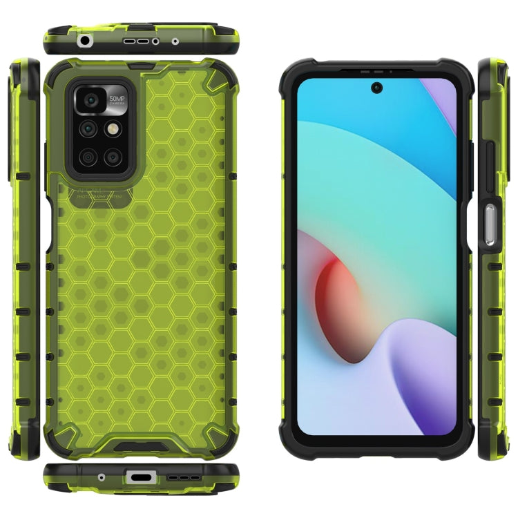 For Xiaomi Redmi 10 Shockproof Honeycomb PC + TPU Case