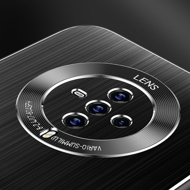 For vivo S6 5G Cool Sharp Series Aluminum Plate Brushed Lens All-inclusive Protective Case