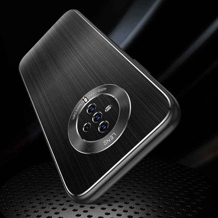 For vivo S6 5G Cool Sharp Series Aluminum Plate Brushed Lens All-inclusive Protective Case