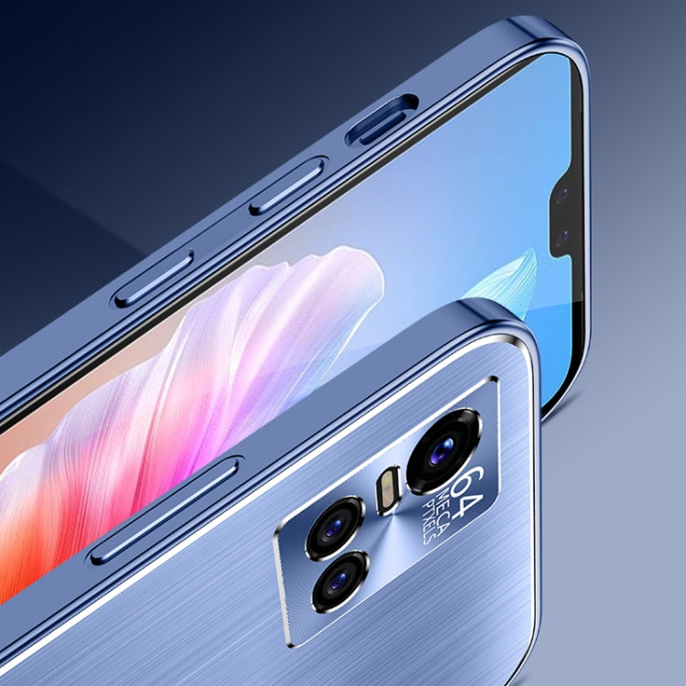 For vivo S10 / S10 Pro Cool Sharp Series Aluminum Plate Brushed Lens All-inclusive Protective Case
