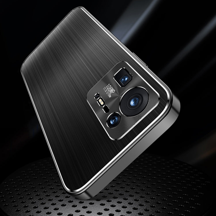 For Xiaomi Mix 4 Cool Sharp Series Aluminum Plate Brushed Lens All-inclusive Protective Case