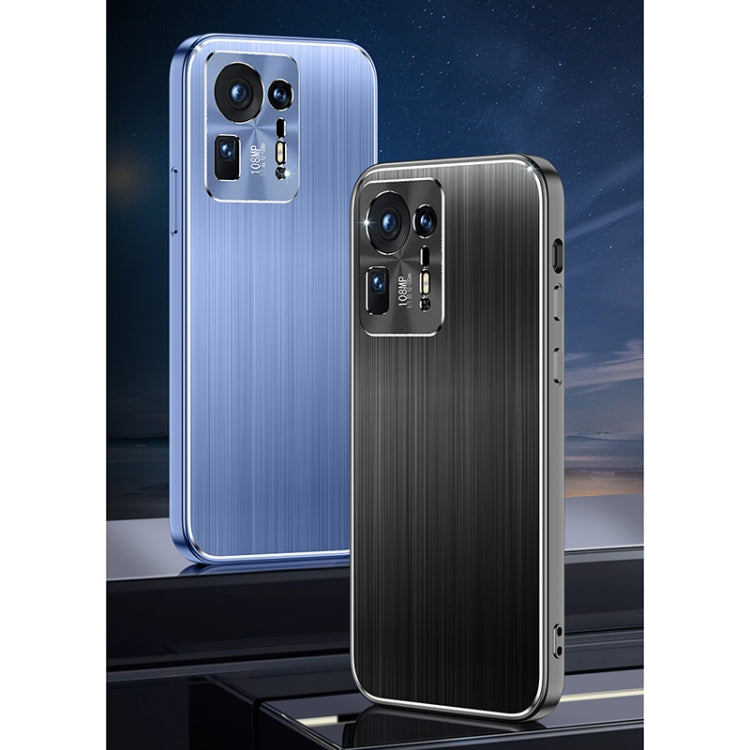 For Xiaomi Mix 4 Cool Sharp Series Aluminum Plate Brushed Lens All-inclusive Protective Case