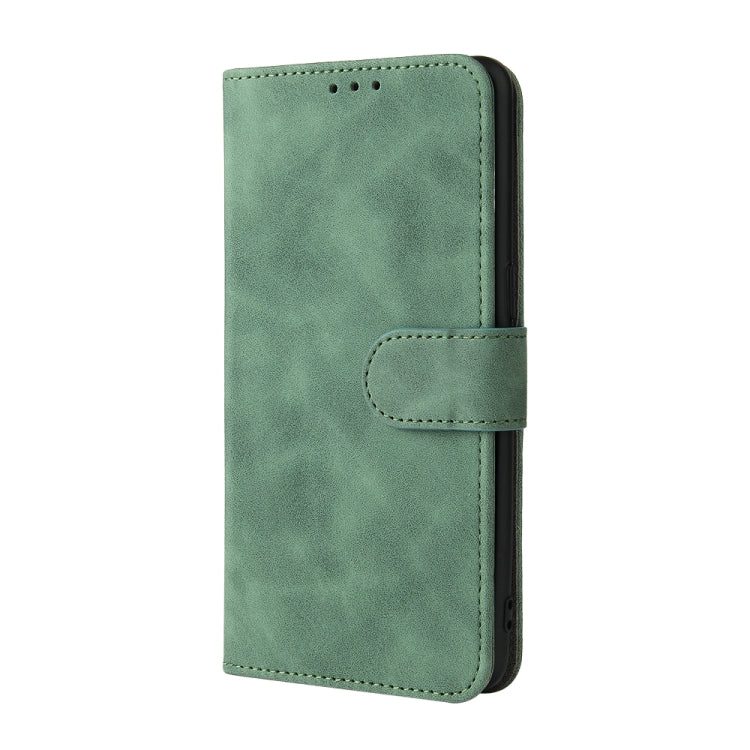For OPPO Reno6 4G Solid Color Skin Feel Magnetic Buckle Horizontal Flip PU Leather Case with Holder & Card Slots & Wallet