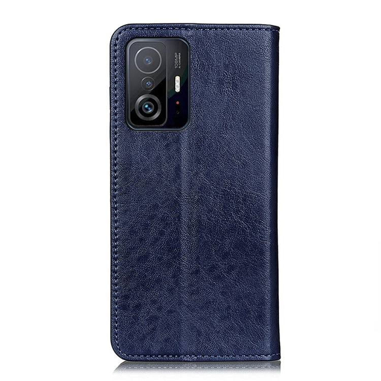 For Xiaomi Mi 11T / 11T Pro Magnetic Crazy Horse Texture Horizontal Flip Leather Case with Holder & Card Slots & Wallet