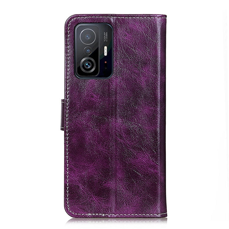 For Xiaomi Mi 11T / 11T Pro Retro Crazy Horse Texture Horizontal Flip Leather Case with Holder & Card Slots & Photo Frame & Wallet