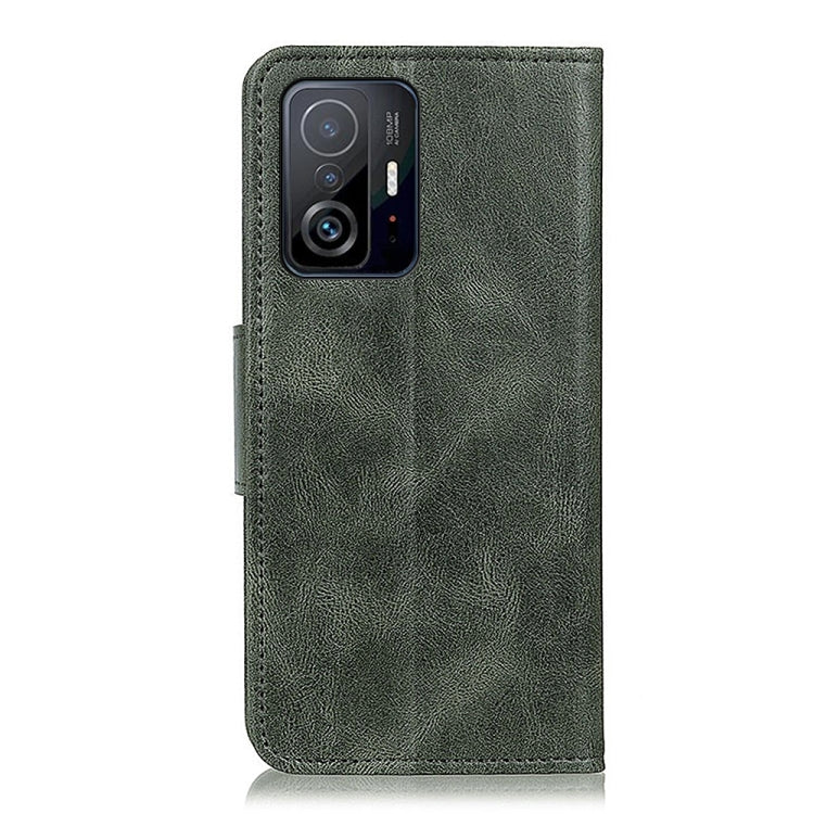 For Xiaomi Mi 11T / 11T Pro Mirren Crazy Horse Texture Horizontal Flip Leather Case with Holder & Card Slots & Wallet