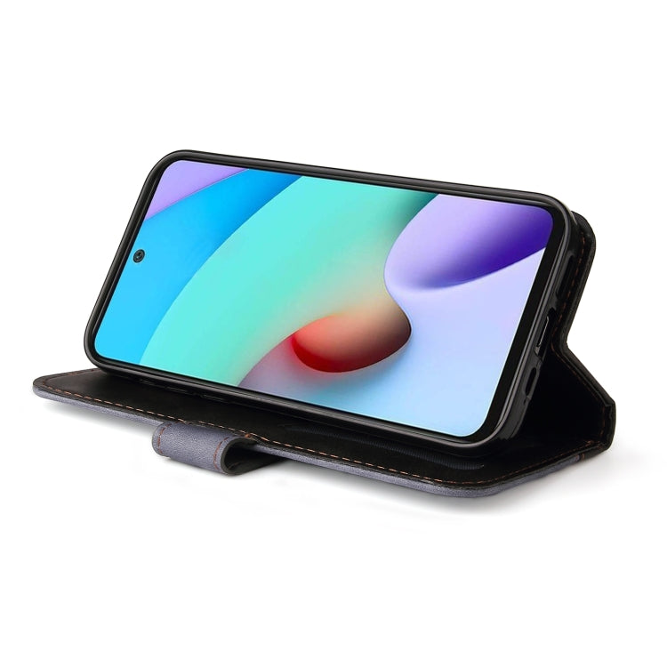 For Xiaomi Redmi 10 Business Stitching-Color Horizontal Flip PU Leather Case with Holder & Card Slots & Photo Frame