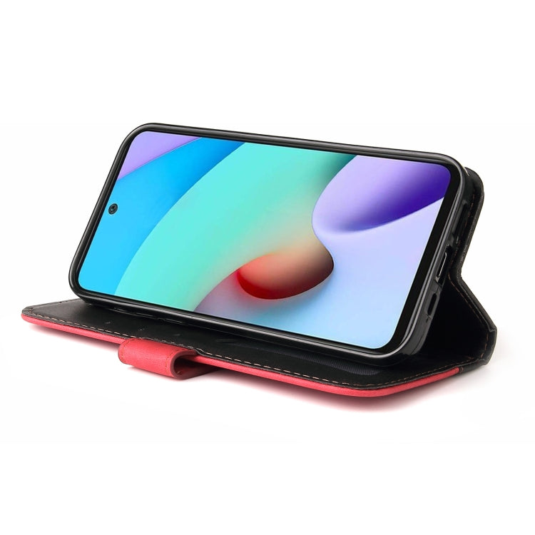 For Xiaomi Redmi 10 Business Stitching-Color Horizontal Flip PU Leather Case with Holder & Card Slots & Photo Frame