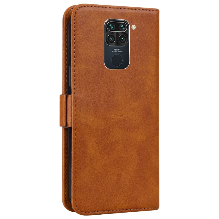 For Xiaomi Redmi Note 9 Embossed Cat Butterflies Pattern Horizontal Flip Leather Case with Card Slot & Holder & Wallet