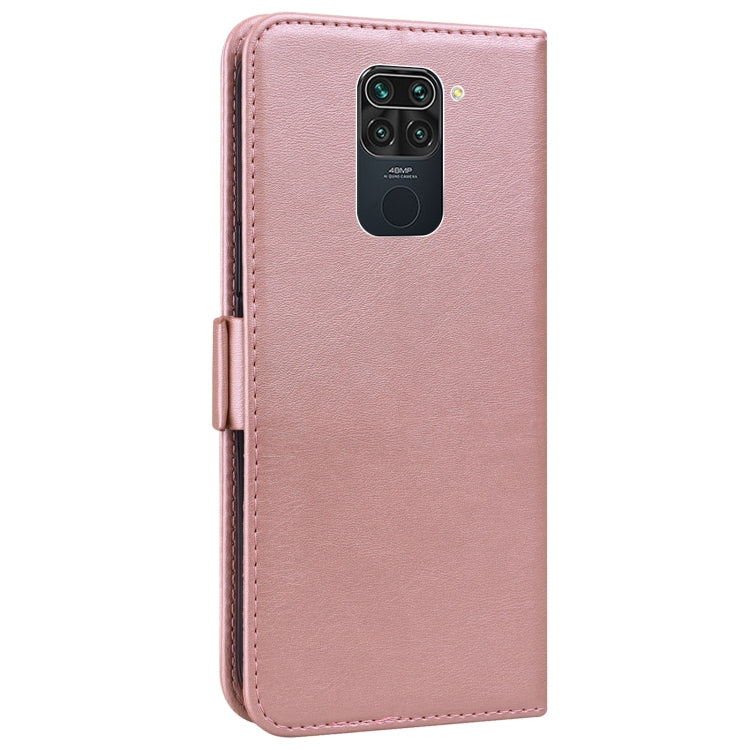For Xiaomi Redmi Note 9 Embossed Cat Butterflies Pattern Horizontal Flip Leather Case with Card Slot & Holder & Wallet