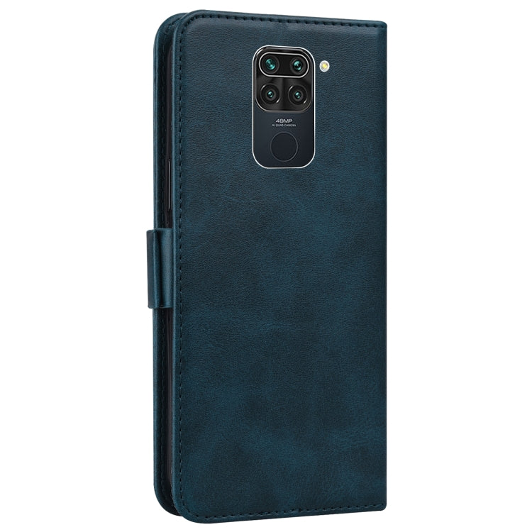 For Xiaomi Redmi Note 9 Embossed Cat Butterflies Pattern Horizontal Flip Leather Case with Card Slot & Holder & Wallet