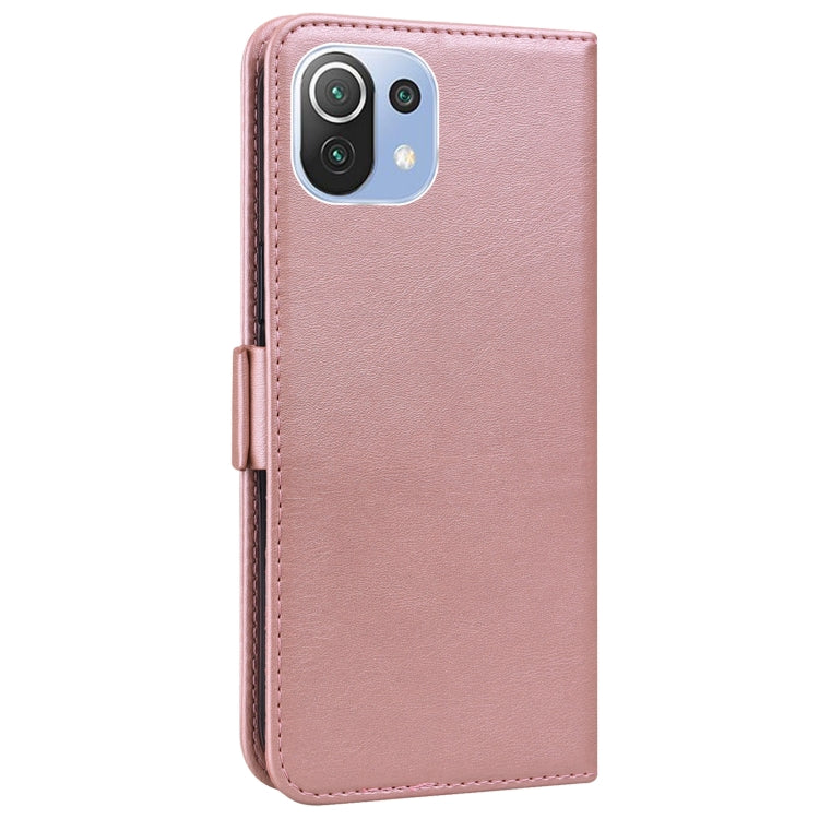 For Xiaomi Mi 11 Lite Embossed Cat Butterflies Pattern Horizontal Flip Leather Case with Card Slot & Holder & Wallet