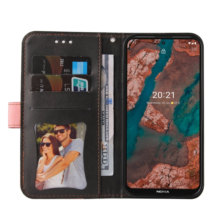 For Nokia X10 / X20 Business Stitching-Color Horizontal Flip PU Leather Case with Holder & Card Slots & Photo Frame