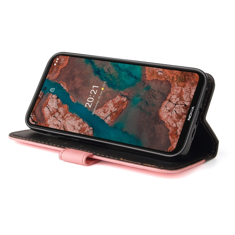 For Nokia X10 / X20 Business Stitching-Color Horizontal Flip PU Leather Case with Holder & Card Slots & Photo Frame