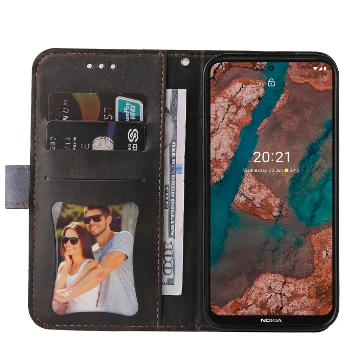 For Nokia X10 / X20 Business Stitching-Color Horizontal Flip PU Leather Case with Holder & Card Slots & Photo Frame