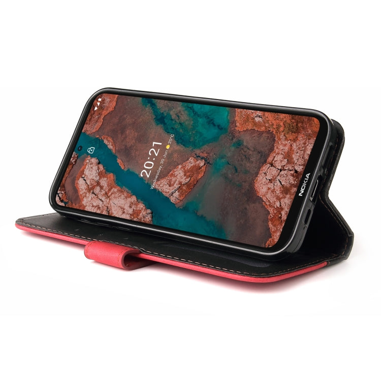 For Nokia X10 / X20 Business Stitching-Color Horizontal Flip PU Leather Case with Holder & Card Slots & Photo Frame