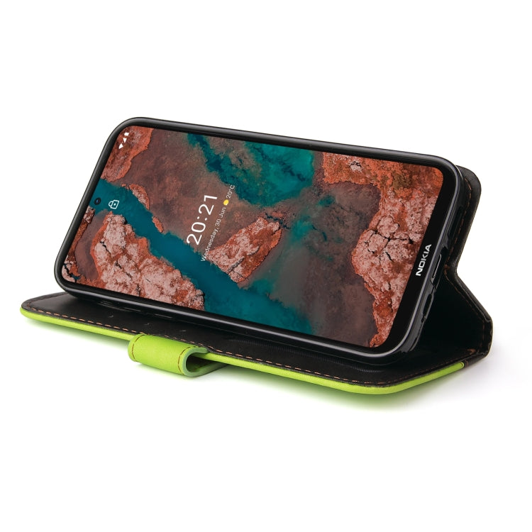 For Nokia X10 / X20 Business Stitching-Color Horizontal Flip PU Leather Case with Holder & Card Slots & Photo Frame