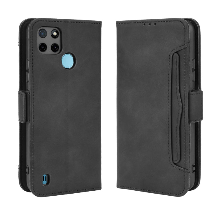 For OPPO Realme C21Y Skin Feel Calf Pattern Horizontal Flip Leather Case with Holder & Card Slots & Photo Frame