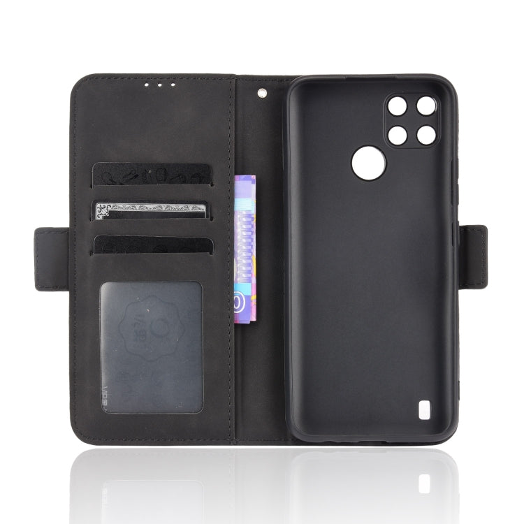 For OPPO Realme C21Y Skin Feel Calf Pattern Horizontal Flip Leather Case with Holder & Card Slots & Photo Frame