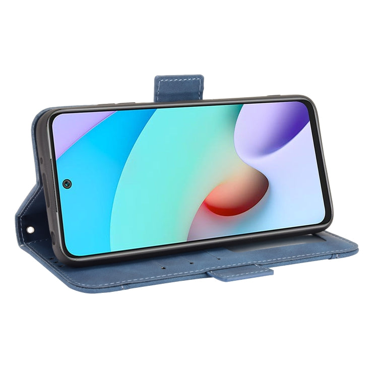 For Xiaomi Redmi 10 Skin Feel Calf Pattern Horizontal Flip Leather Case with Holder & Card Slots & Photo Frame