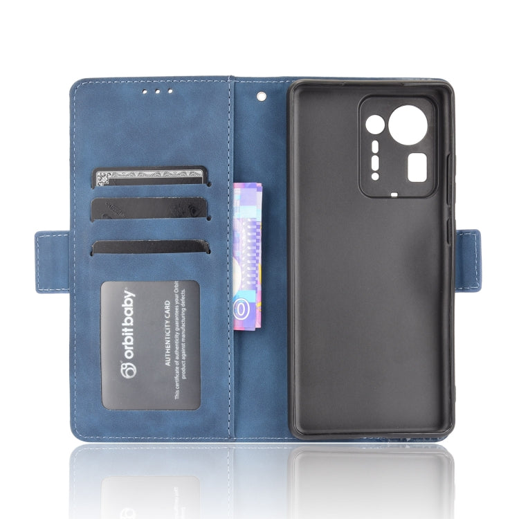 For Xiaomi Mi Mix 4 Skin Feel Calf Pattern Horizontal Flip Leather Case with Holder & Card Slots & Photo Frame