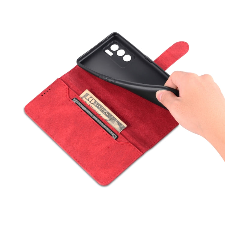 For OPPO Reno6 5G AZNS Dream II Skin Feel PU+TPU Horizontal Flip Leather Case with Holder & Card Slots & Wallet