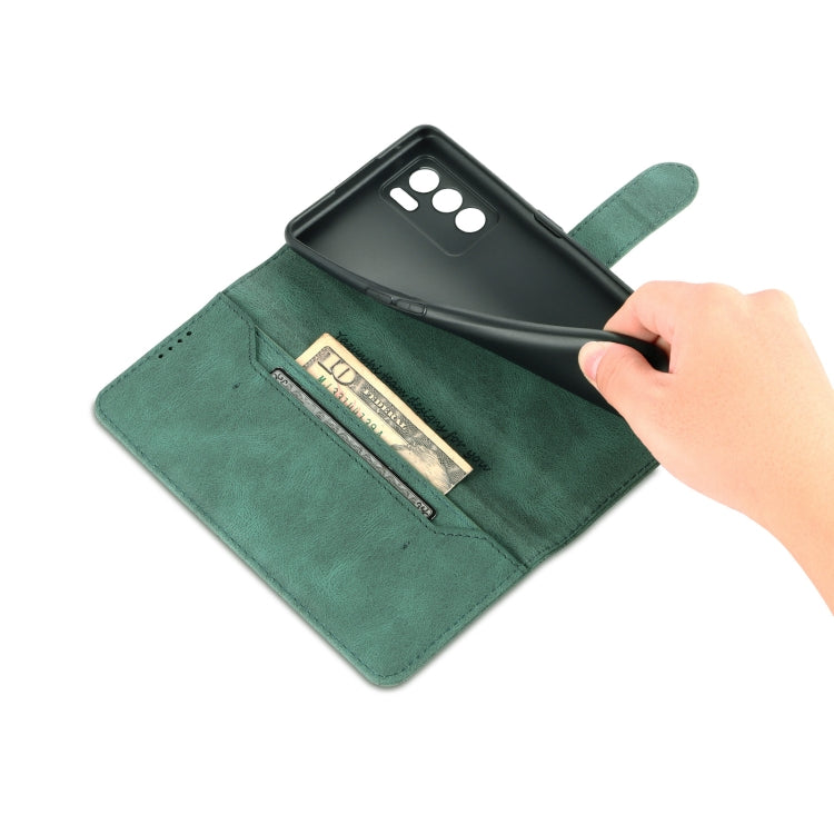 For OPPO Reno6 5G AZNS Dream II Skin Feel PU+TPU Horizontal Flip Leather Case with Holder & Card Slots & Wallet