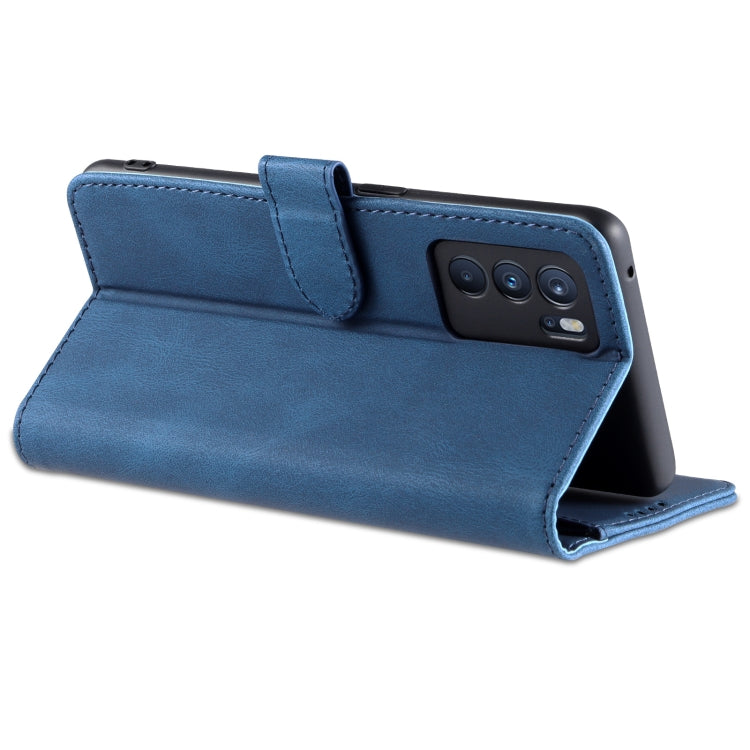 For OPPO Reno6 Pro 5G AZNS Dream II Skin Feel PU+TPU Horizontal Flip Leather Case with Holder & Card Slots & Wallet