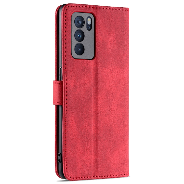 For OPPO Reno6 Pro 5G AZNS Dream II Skin Feel PU+TPU Horizontal Flip Leather Case with Holder & Card Slots & Wallet