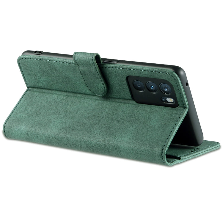 For OPPO Reno6 Pro 5G AZNS Dream II Skin Feel PU+TPU Horizontal Flip Leather Case with Holder & Card Slots & Wallet