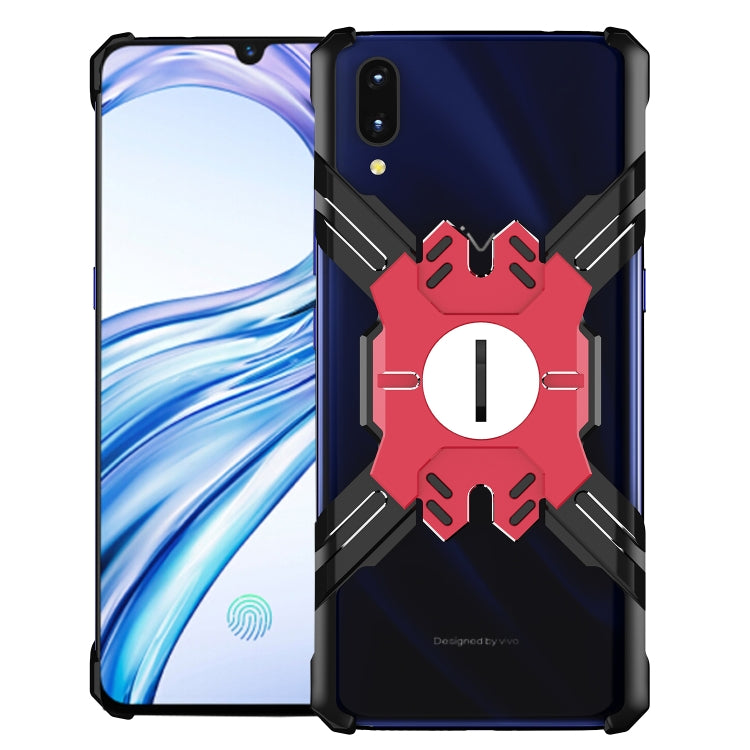 For Vivo X23 Hero Series Anti-fall Wear-resistant Metal Protective Case with Bracket