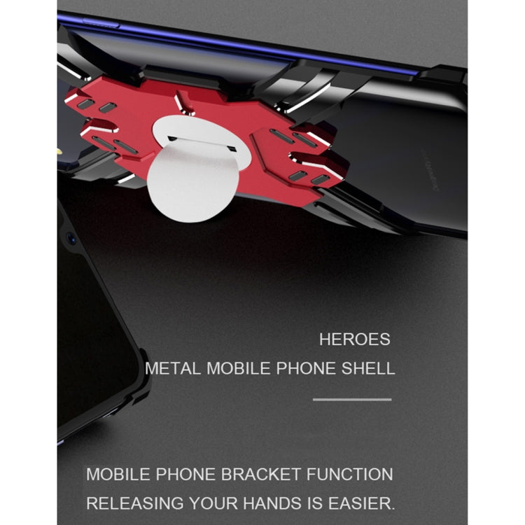 For Vivo X23 Hero Series Anti-fall Wear-resistant Metal Protective Case with Bracket