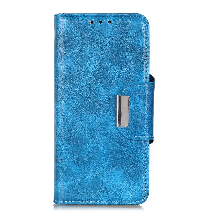 For Xiaomi Mi 11T Crazy Horse Texture Magnetic Buckle Horizontal Flip Leather Case with Holder & 6-Card Slots & Wallet