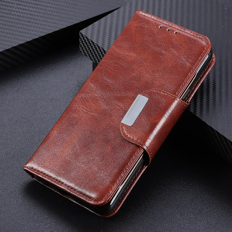 For Xiaomi Mi 11T Pro Crazy Horse Texture Magnetic Buckle Horizontal Flip Leather Case with Holder & 6-Card Slots & Wallet