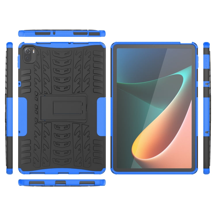 Tire Texture TPU + PC Shockproof Case with Holder For Xiaomi Pad 5 / 5 Pro