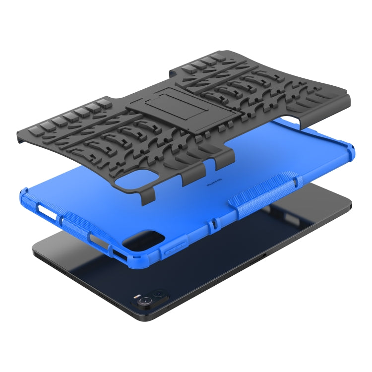 Tire Texture TPU + PC Shockproof Case with Holder For Xiaomi Pad 5 / 5 Pro