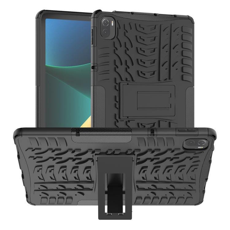 Tire Texture TPU + PC Shockproof Case with Holder For Xiaomi Pad 5 / 5 Pro