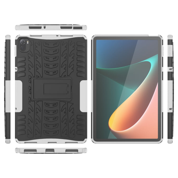 Tire Texture TPU + PC Shockproof Case with Holder For Xiaomi Pad 5 / 5 Pro