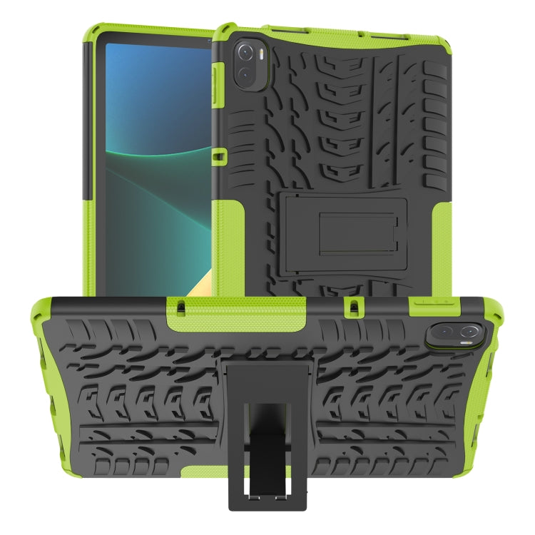 Tire Texture TPU + PC Shockproof Case with Holder For Xiaomi Pad 5 / 5 Pro