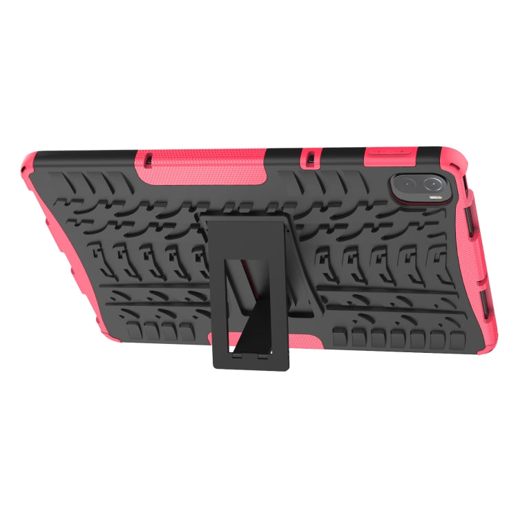 Tire Texture TPU + PC Shockproof Case with Holder For Xiaomi Pad 5 / 5 Pro