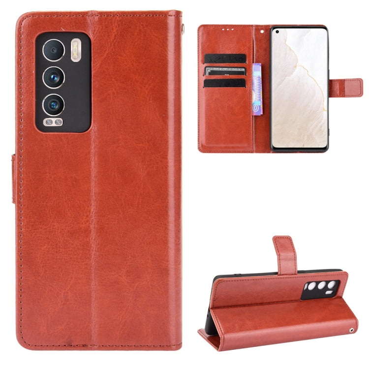 For OPPO Realme GT Explorer Master Crazy Horse Texture Horizontal Flip Leather Case with Holder & Card Slots & Lanyard