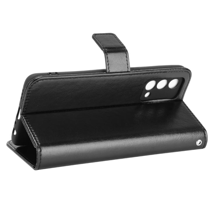 For OPPO Realme GT Master Crazy Horse Texture Horizontal Flip Leather Case with Holder & Card Slots & Lanyard