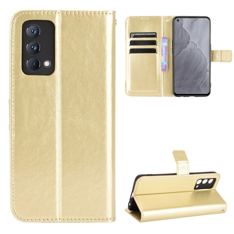 For OPPO Realme GT Master Crazy Horse Texture Horizontal Flip Leather Case with Holder & Card Slots & Lanyard