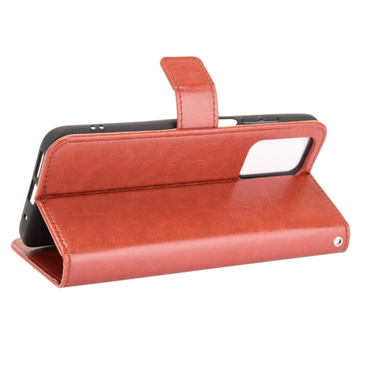 For Xiaomi Redmi 10 Crazy Horse Texture Horizontal Flip Leather Case with Holder & Card Slots & Lanyard