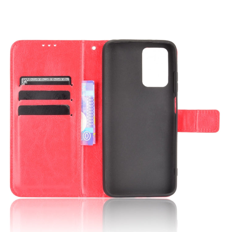 For Xiaomi Redmi 10 Crazy Horse Texture Horizontal Flip Leather Case with Holder & Card Slots & Lanyard